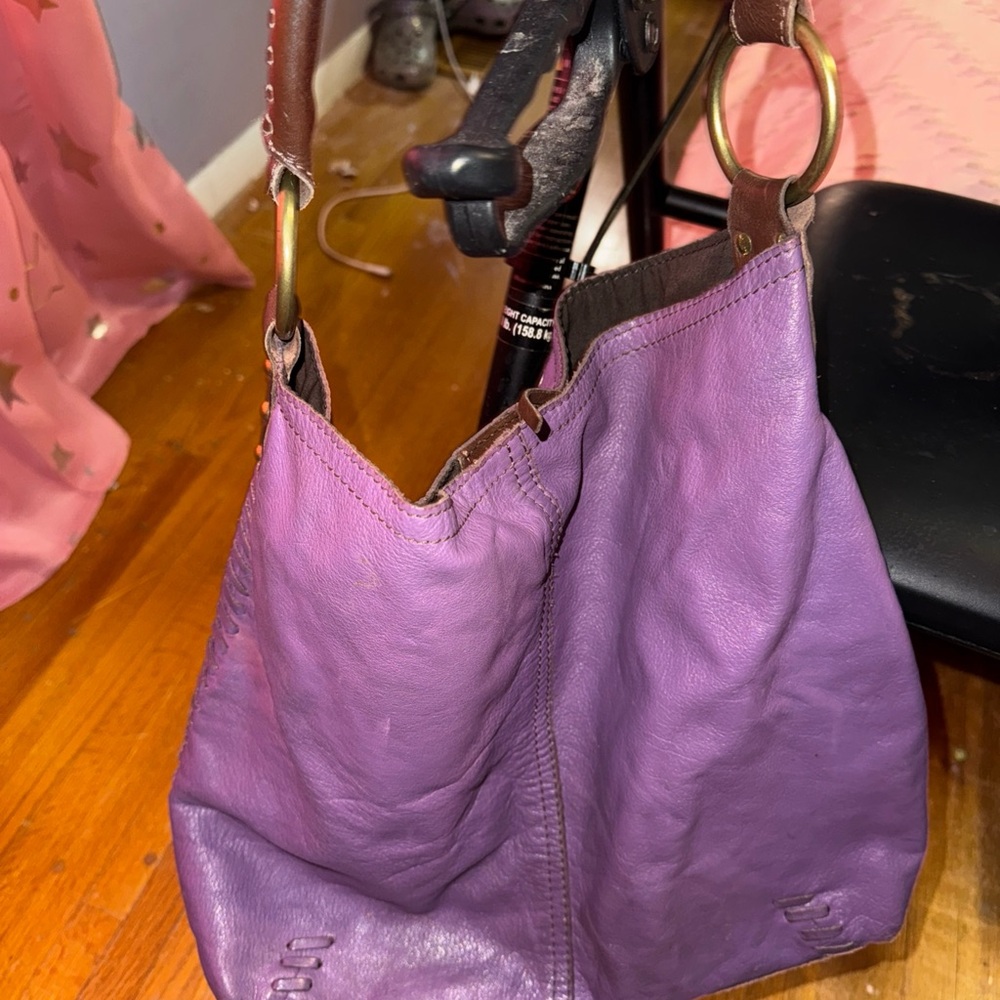 Purple Leather Women's Bag Lucky Brand